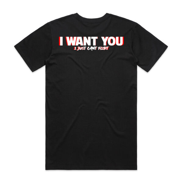 I Want You – I Just Can’t Flirt Shirt - AS Colour Mens Staple T shirt Thumbnail