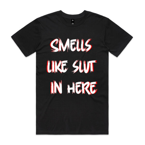 Smells Like Bad Decisions in Here – Party Humor T-Shirt - AS Colour Mens Staple T shirt Thumbnail