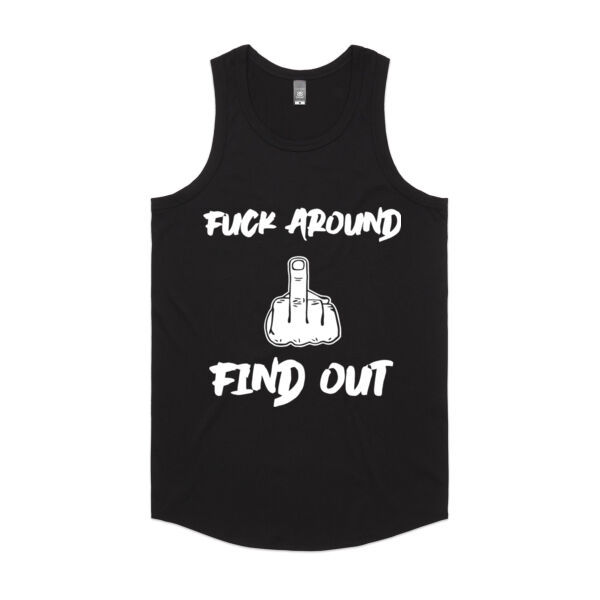 FAFO Singlet – Fuck Around & Find Out Gym Tank - AS Colour Mens Authentic Singlet Thumbnail